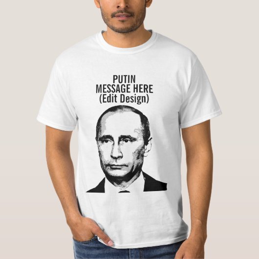 T-SHIRT PERSONNALISÉ VLADIMIR POUTINE (Devant)