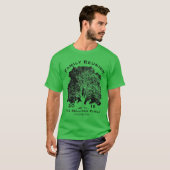 T-shirt Personnalisé Votre Nom Famille Réunion Arbre en Ch (Devant entier)