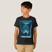T-shirt personnalisé Wolf Lone (Devant entier)