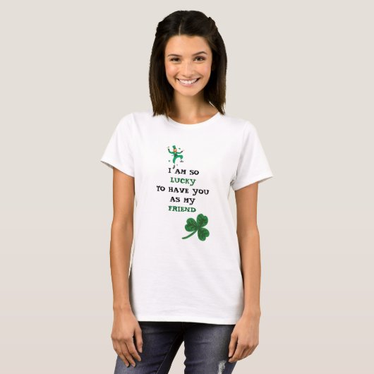 T-shirt Personnalisée St. Patrick's Day Women's Basic T-Sh (Devant entier)