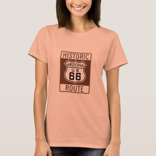 T-shirt Personnaliser Arizona US Route 66 (Devant)