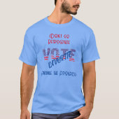 T-shirt Personnaliser avec les élections du candidat favor (Devant)