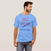 T-shirt Personnaliser avec les élections du candidat favor (Devant entier)