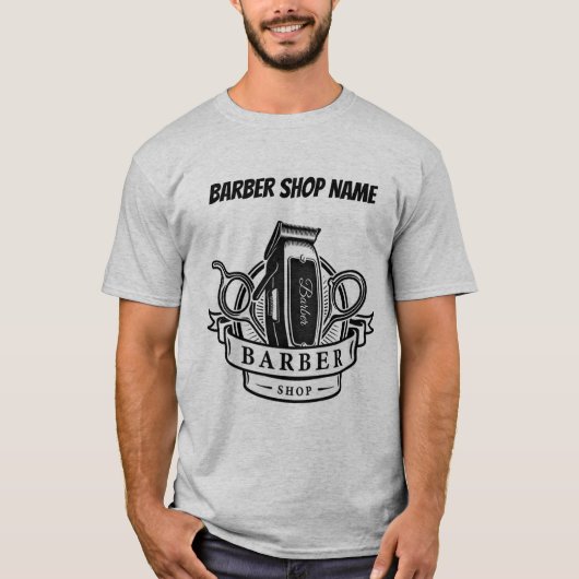 T-shirt Personnaliser Barber (Devant)