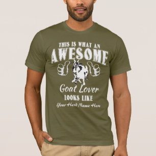 T-shirt PERSONNALISER CETTE magnifique chèvre Lover Pygmy