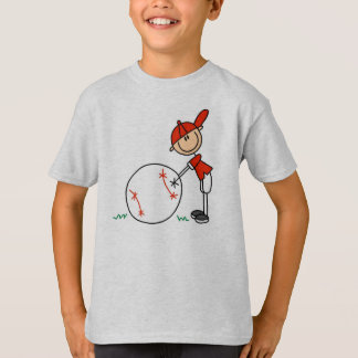 T-shirt Personnaliser de base-ball de garçons