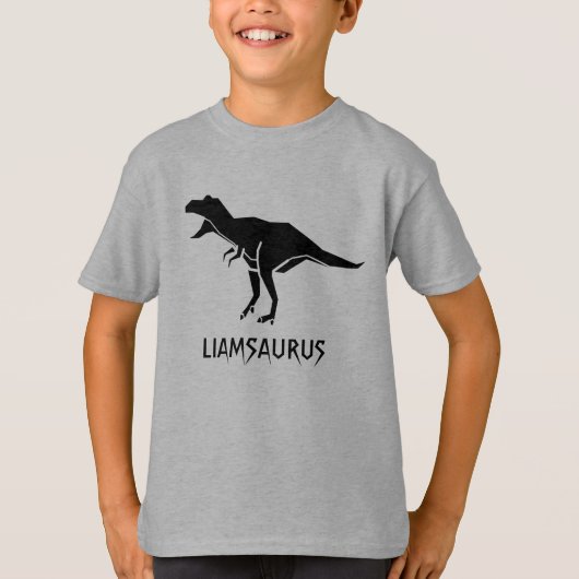 T-shirt Personnaliser Dinosaur Nom Personnaliser (Devant)
