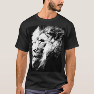 T-shirt Personnaliser Elégant Pop Art moderne Tête de Lion