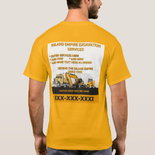 T-shirt Personnaliser Entrepreneur Général de Fouille Cons