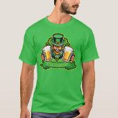 T-shirt Personnaliser Irish Leprechaun Tenir Mes Bières Cl (Devant)