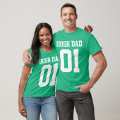 T-shirt Personnaliser irlandaise du papa #01 (Unisexe)
