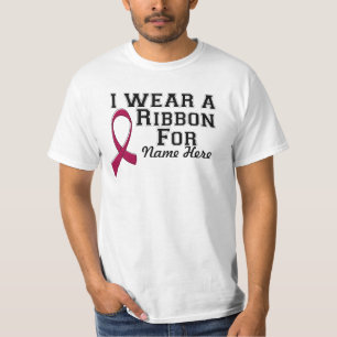 T-shirt Personnaliser je porte un ruban de Bourgogne