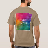 T-shirt Personnaliser la conception avant arrière Ajouter (Dos)