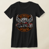 T-shirt Personnaliser la conception des ailes de moto vint (Poser)