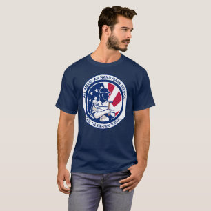 T-shirt Personnaliser la publicité de bricoleur patriotiqu