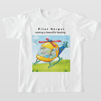 T-shirt Personnaliser le pilote Harper en train de faire u