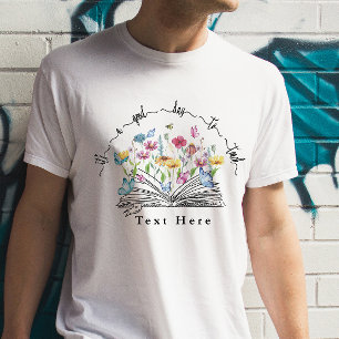 T-shirt Personnaliser le texte Aquarelle enseignant