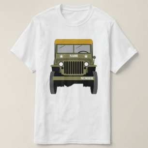 T-shirt Personnaliser le véhicule militaire vintage de l'A