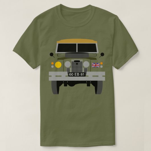 T-SHIRT PERSONNALISER LE VÉTÉRAN TERRESTRE DE L'ARMÉE BRIT (Design devant)
