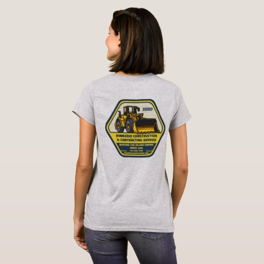T-shirt Personnaliser l'entreprise générale de constructio (Dos entier)