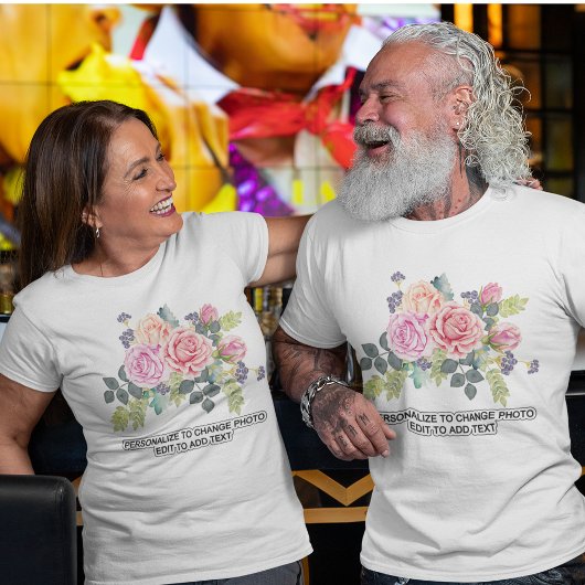 T-shirt Personnaliser l'image de l'oeuvre Texte Citation U