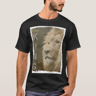 T-shirt Personnaliser Moderne Élégant Pop Art Lion Tête No