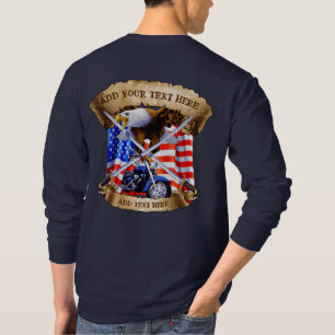 T-shirt Personnaliser Motorcycle Vétérinaire Patriot USA D