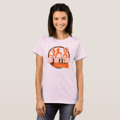 T-shirt Personnaliser Run For a Cure - Leukemia (Devant entier)
