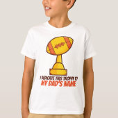 T-shirt Personnaliser "Trophée dédié" (Devant)