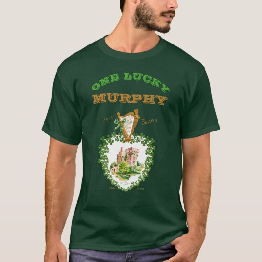 T-shirt Personnaliser Votre Nom Jour de la Saint Patrick B (Devant)