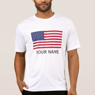 T-shirt Personnalisez avec votre nom USA Etats-Unis