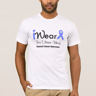 T-shirt Personnalisez cancer de l'estomac de ruban de