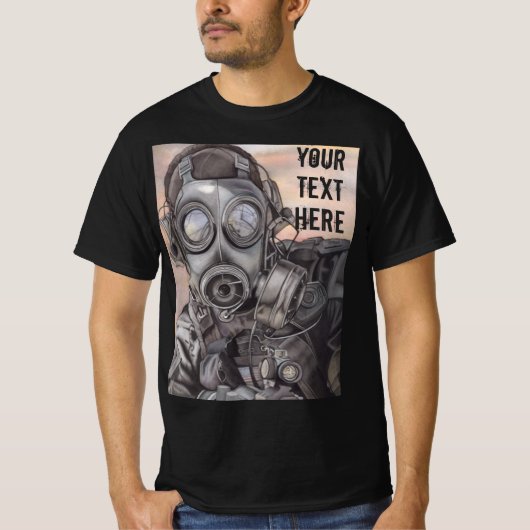 T-shirt Personnalisez cette guerre Prepper Men's (Devant)