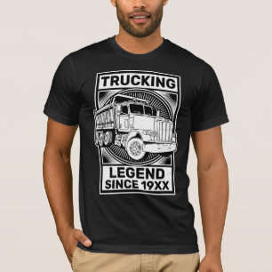 T-shirt Personnalisez le camionneur légende Camion de cami