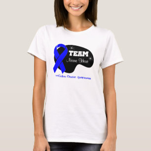 T-shirt Personnalisez le nom d'équipe - cancer du colon