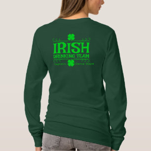 T-shirt Personnalisez l'équipe de boisson irlandaise St. P