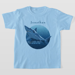 T-shirt Personnalisez les grandes excursions de requin bla