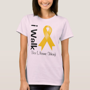 T-shirt Personnalisez-moi marchent pour la conscience de