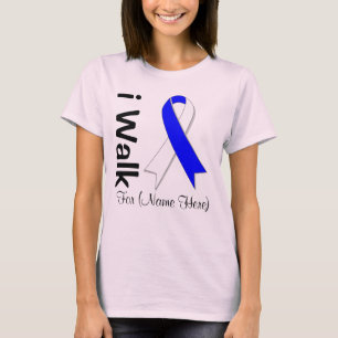 T-shirt Personnalisez-moi marchent pour la conscience de
