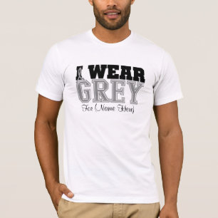 T-shirt Personnalisez-moi portent le cancer du cerveau