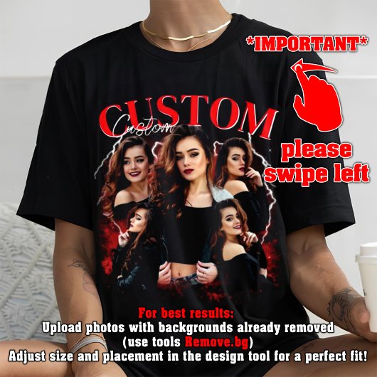 T-shirt PERSONNALISEZ VOTRE Idée Bootleg Ici, bootleg