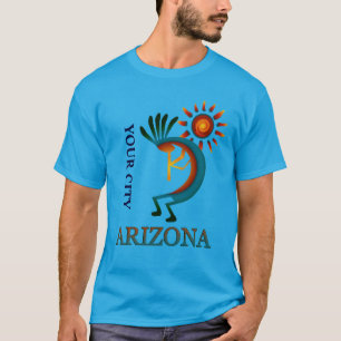 T-shirt Personnalisez votre ville Arizona Kokopelli avec S
