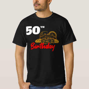 T-shirt Personnalité de la fête d'anniversaire de Las Ve