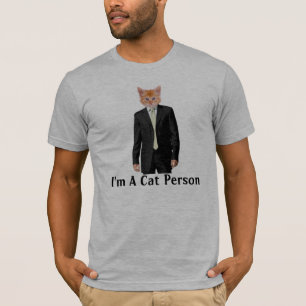 T-shirt personne de chat, je suis une personne de chat