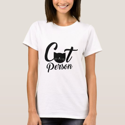T-shirt Personne du chat (Devant)