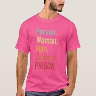 T-shirt Personne Femme Homme Appareil photo PRISON 13