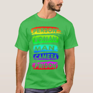 T-shirt Personne Femme Homme Caméra PRISON