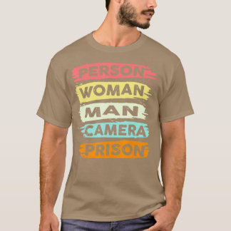 T-shirt Personne Femme Homme Caméra Prison - 19