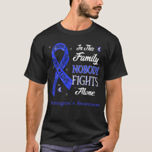 T-shirt Personne ne combat seul la conscience de Huntingto