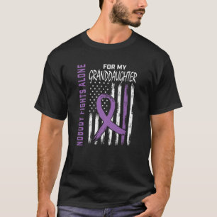 T-shirt Personne ne combat seul la petite-fille Lupus sens